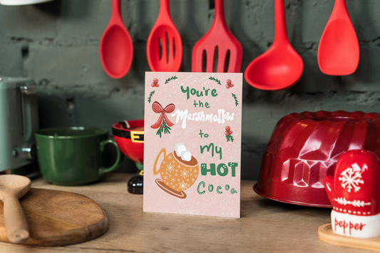 Holiday Card - Marshmallow & Hot Cocoa - A6